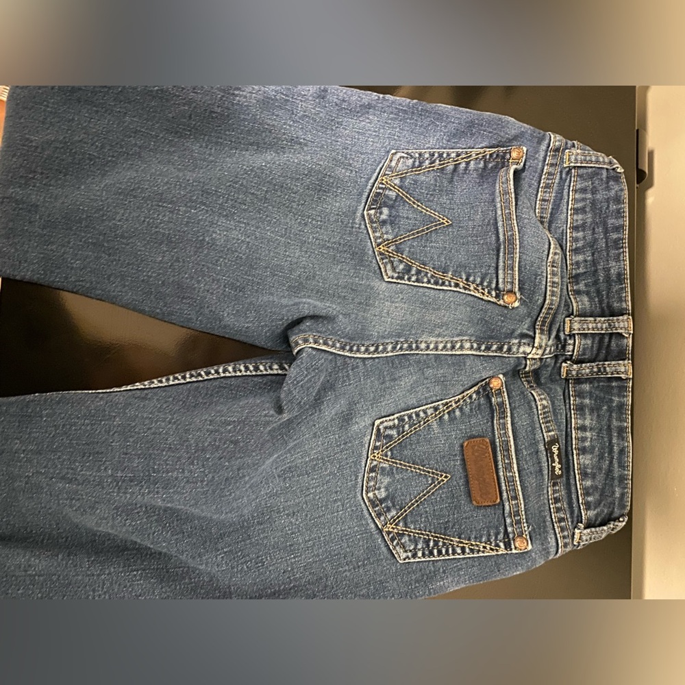 Wrangler Dark Blue Denim Jeans
